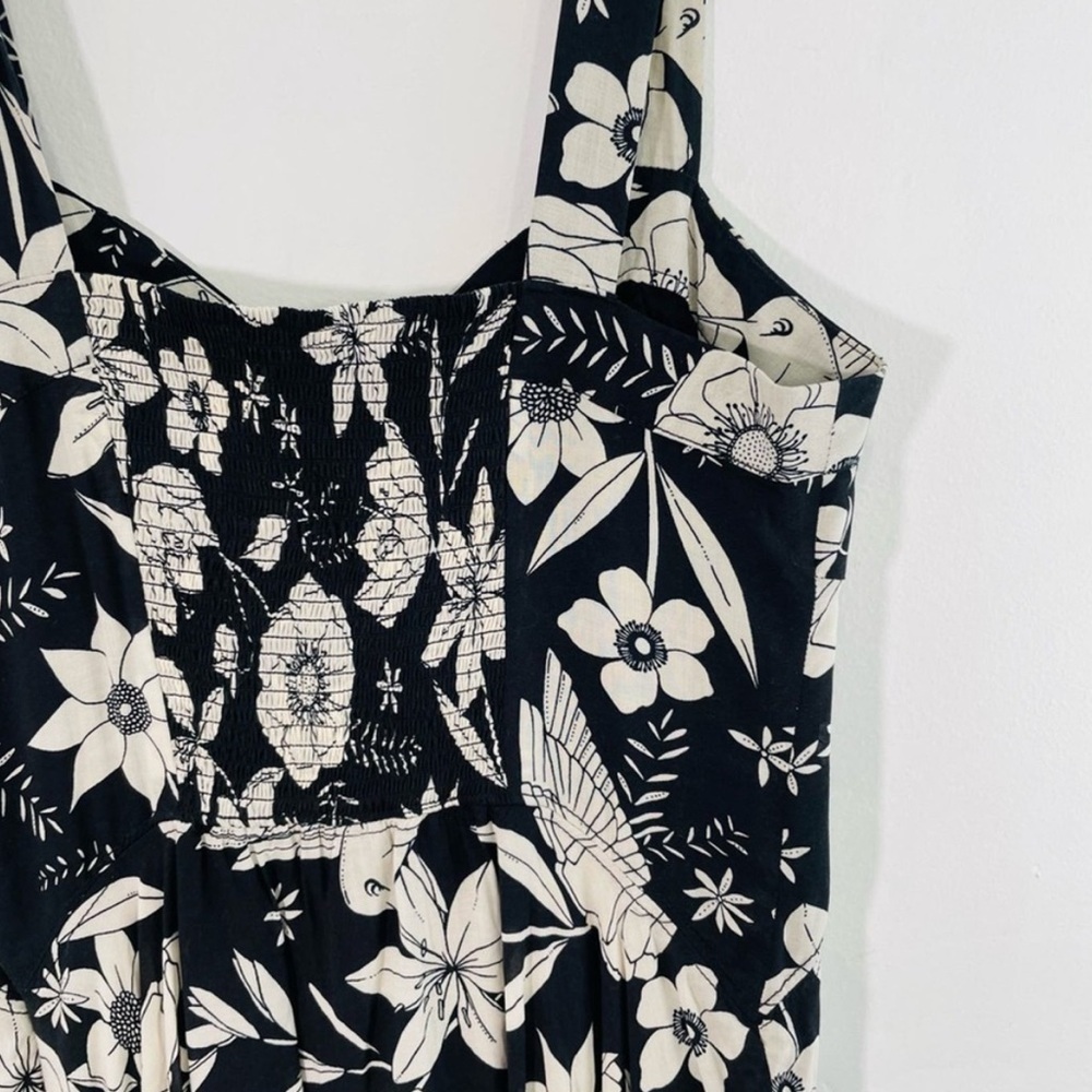 Anthropologie Black and White Asymmetrical Sundress - Picture 2 of 9